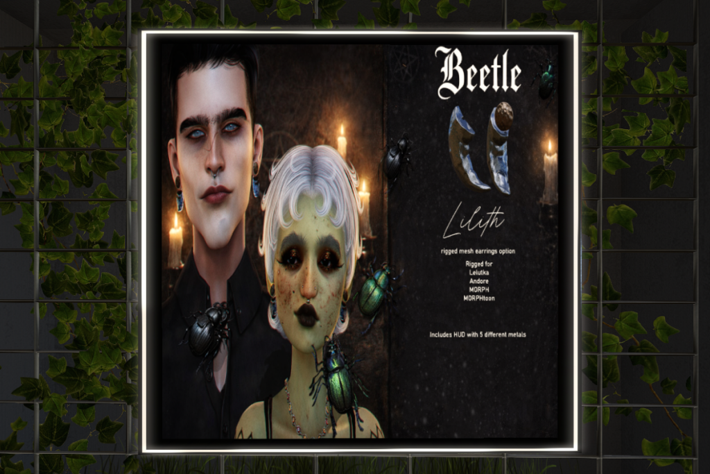 Lilith Earrings - EvoX F+M Ears/Genus F+M Morph &amp; MorphToon Ears/Lex F+M Ears, L$225