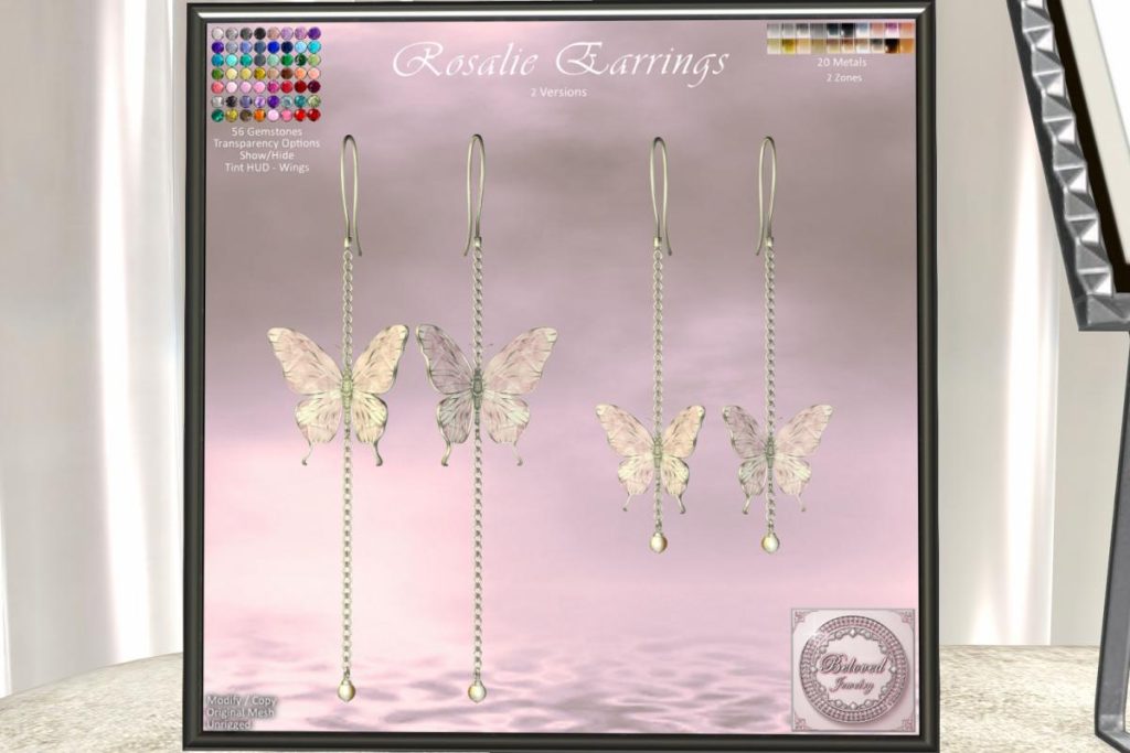 Rosalie Earrings, L$50