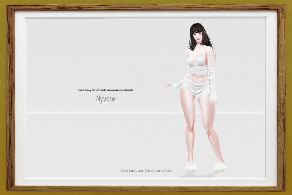 Nyvore Animations, L$200 each/L$1999 FP