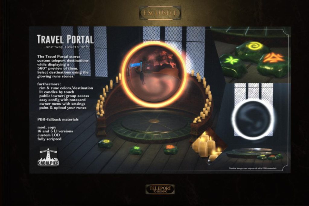 Travel Portal, L$485