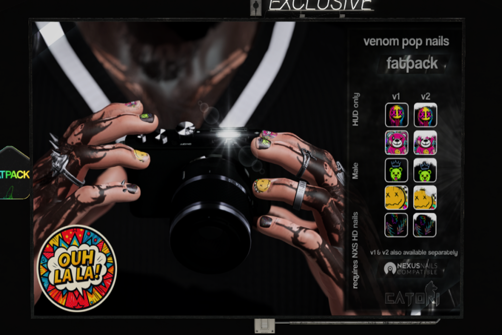 Venom Pop Nail Set - Nexus Nails, L$300