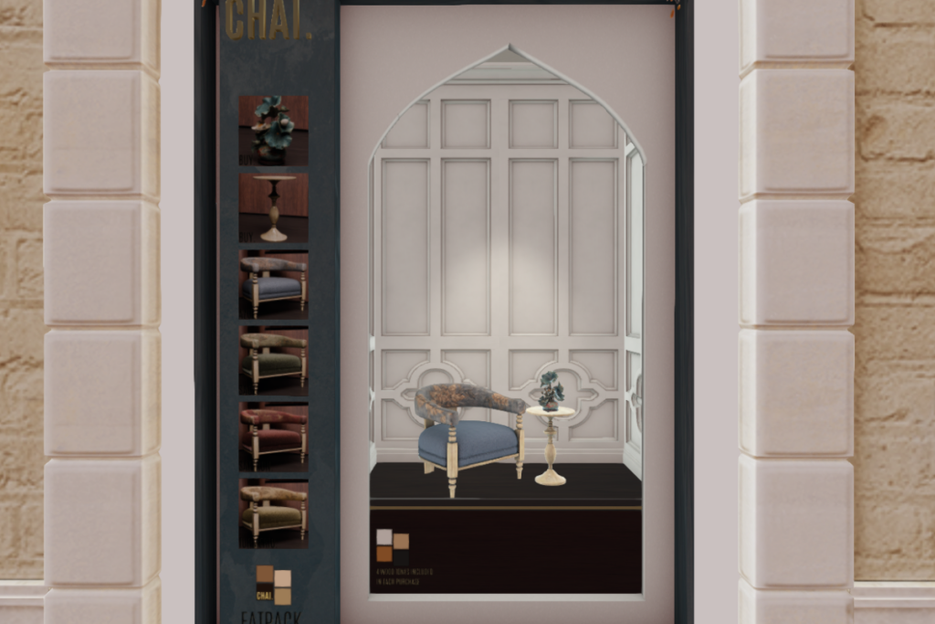 Equinox Set, L$199-L$399 each/L$1299 FP