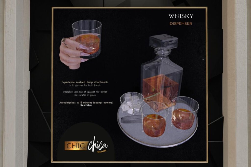 Whiskey Dispenser, L$320
