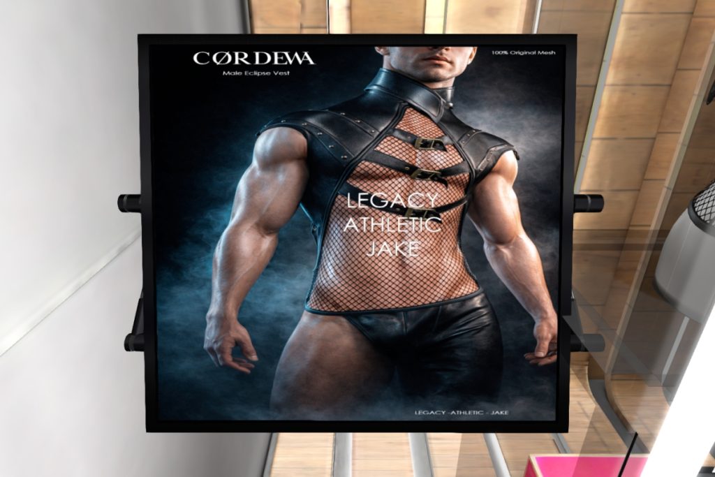 Male Eclipse Vest - Jake/Legacy/+mods, L$250 each/L$1099 FP