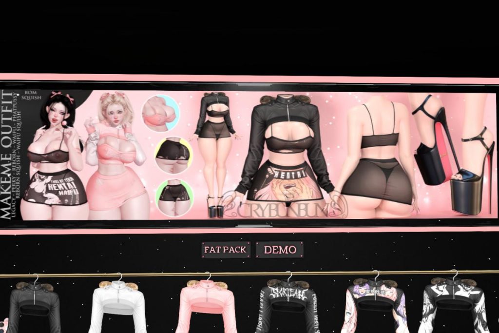 Make Me Set - Legacy/Reborn/+mods, L$384-L$415 each/L$1750-L$2500 each FP/L$4750 MP