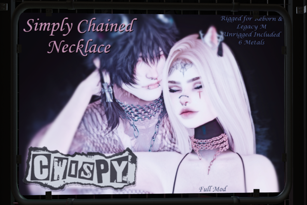 Simply Chained Necklace - Legacy M/Reborn/Unrigged, L$349