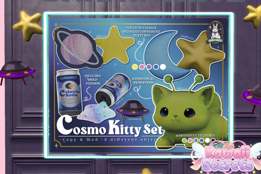 Cosmic Kitty Set, L$368