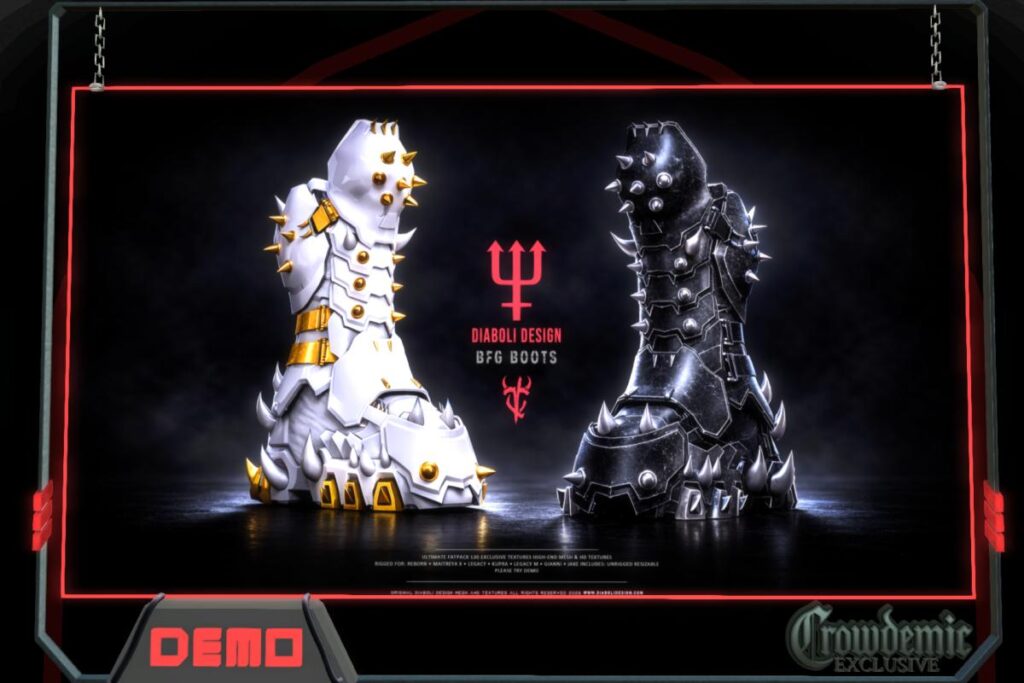 BFG Boots - Gianni/Inithium/Jake/Legacy F+M/MaitreyaX/Reborn/Unrigged, L$999