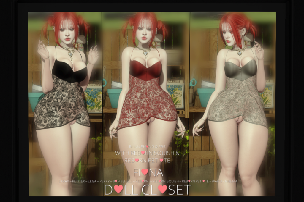 Fiona Dress - Reborn/+mods, L$699 each/L$1999 FP