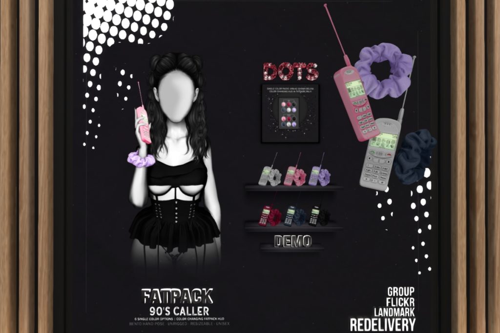 90s Caller, L$149 each/L$549 FP