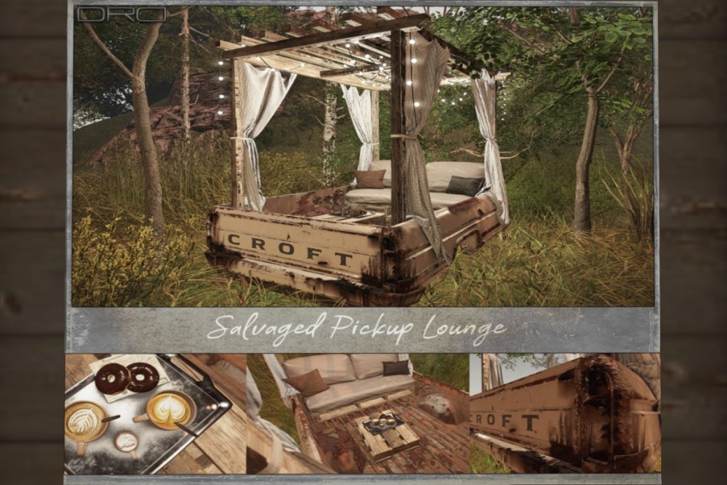 Salvaged Pickup Lounge, L$599