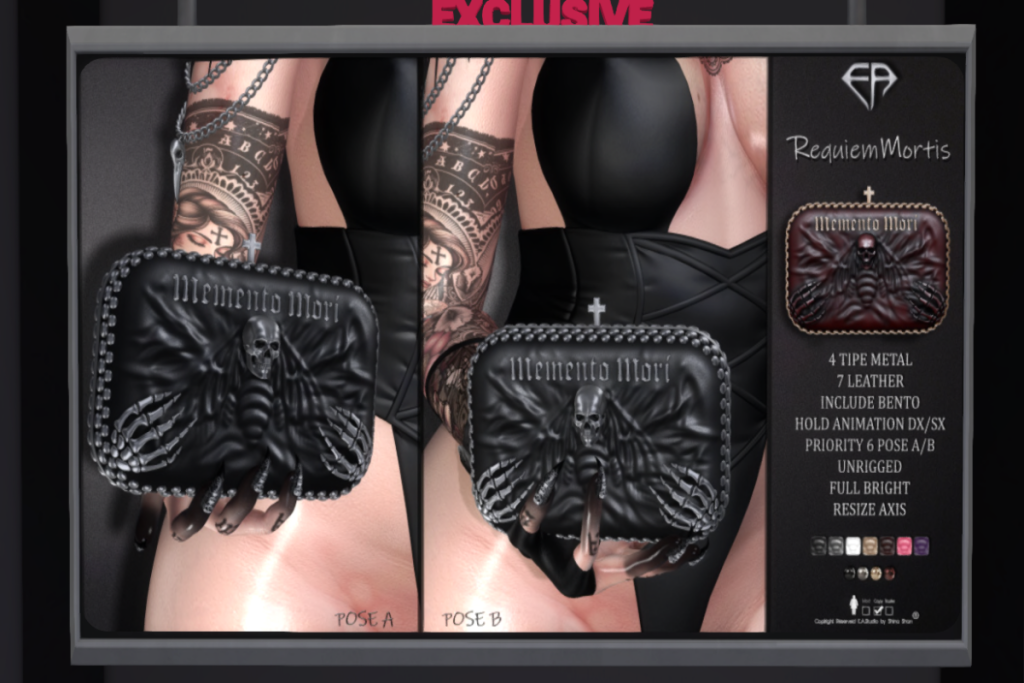 Requiem Mortis Purse Holdable, L$350