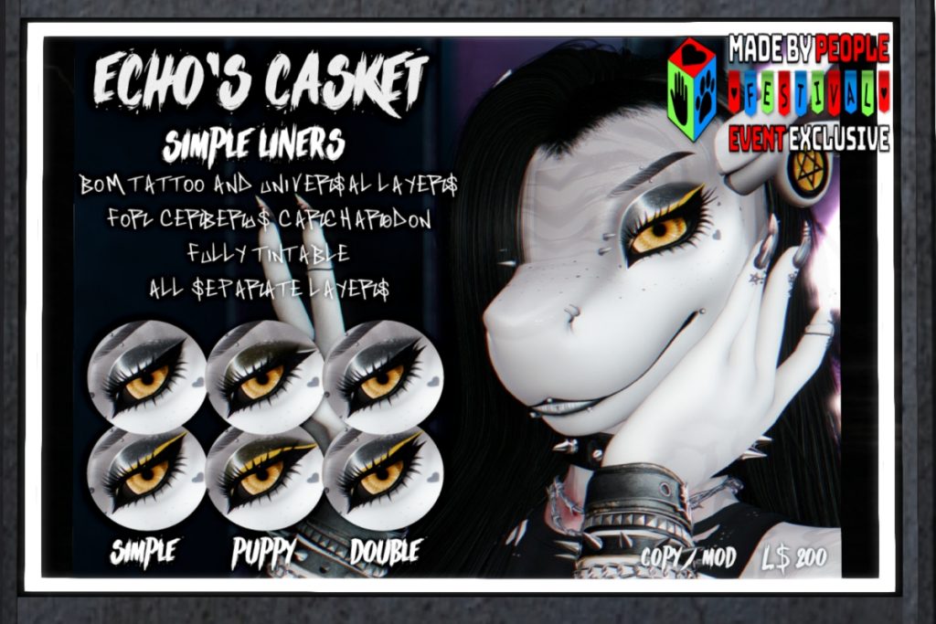 Simple Liners - BOM for Cerberus Cacharodon, L$200