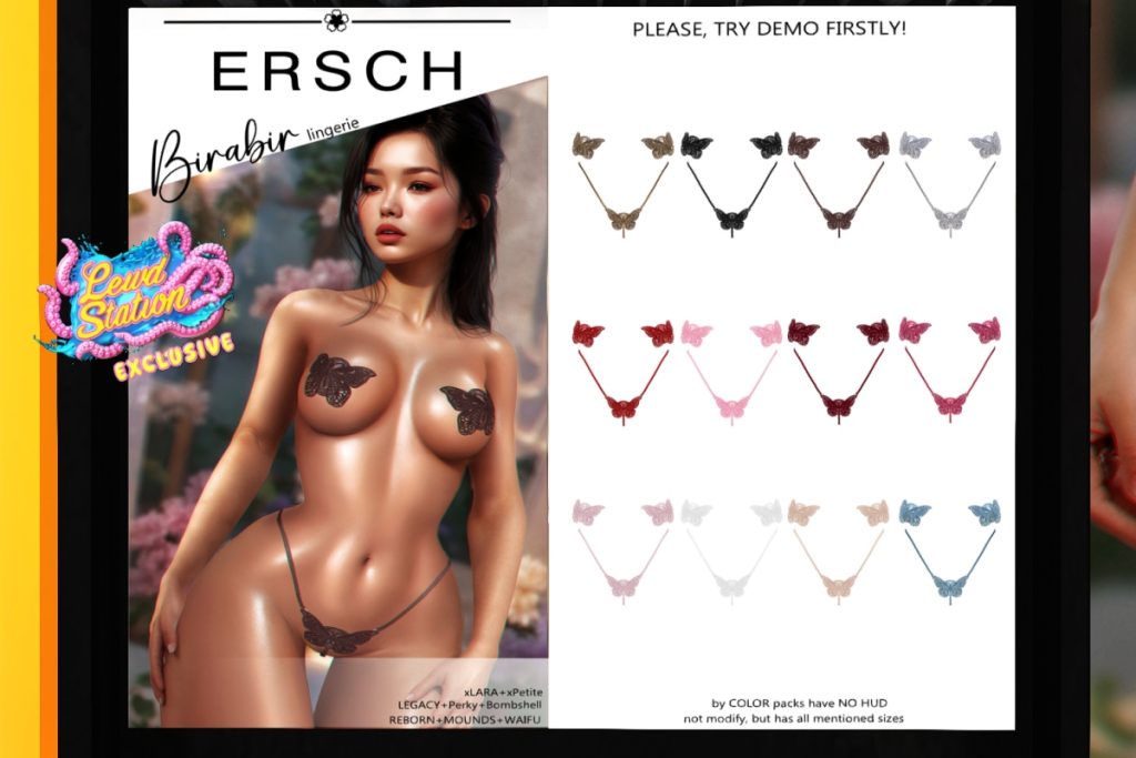 Birabir Lingerie - Legacy/MaitreayX/Reborn/+mods, L$249 each/L$999 FP