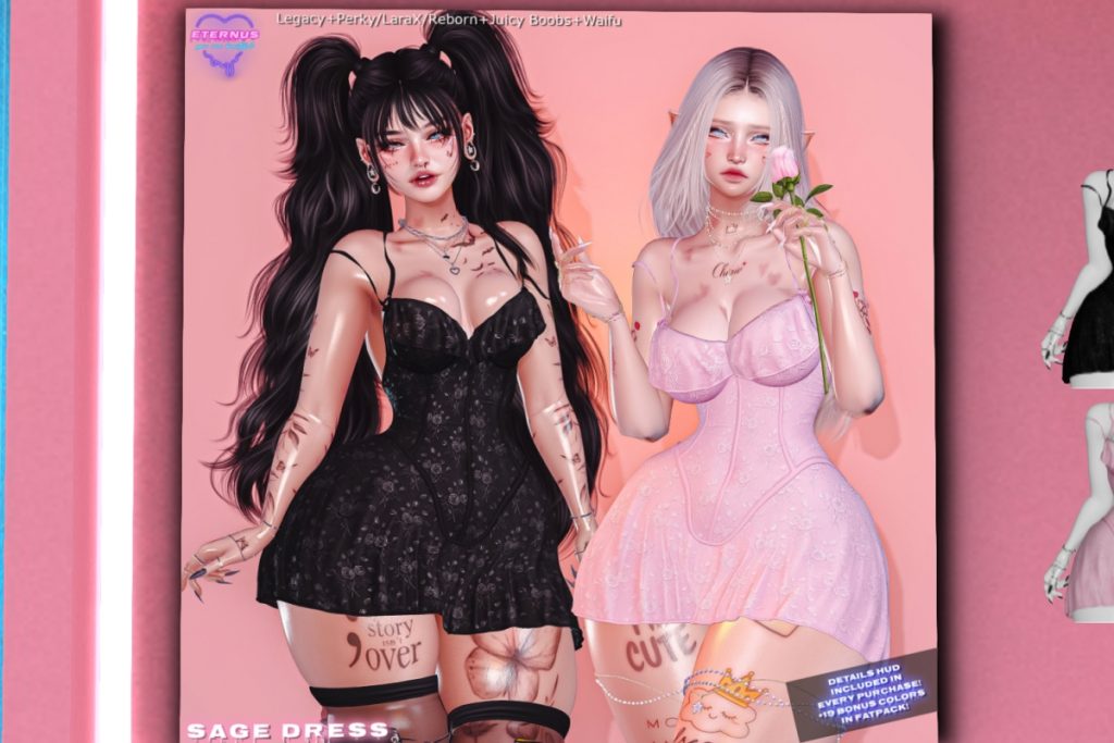 Sage Dress - Legacy/MaitreyaX/Reborn/+mods, L$249 each/L$1399 each FP