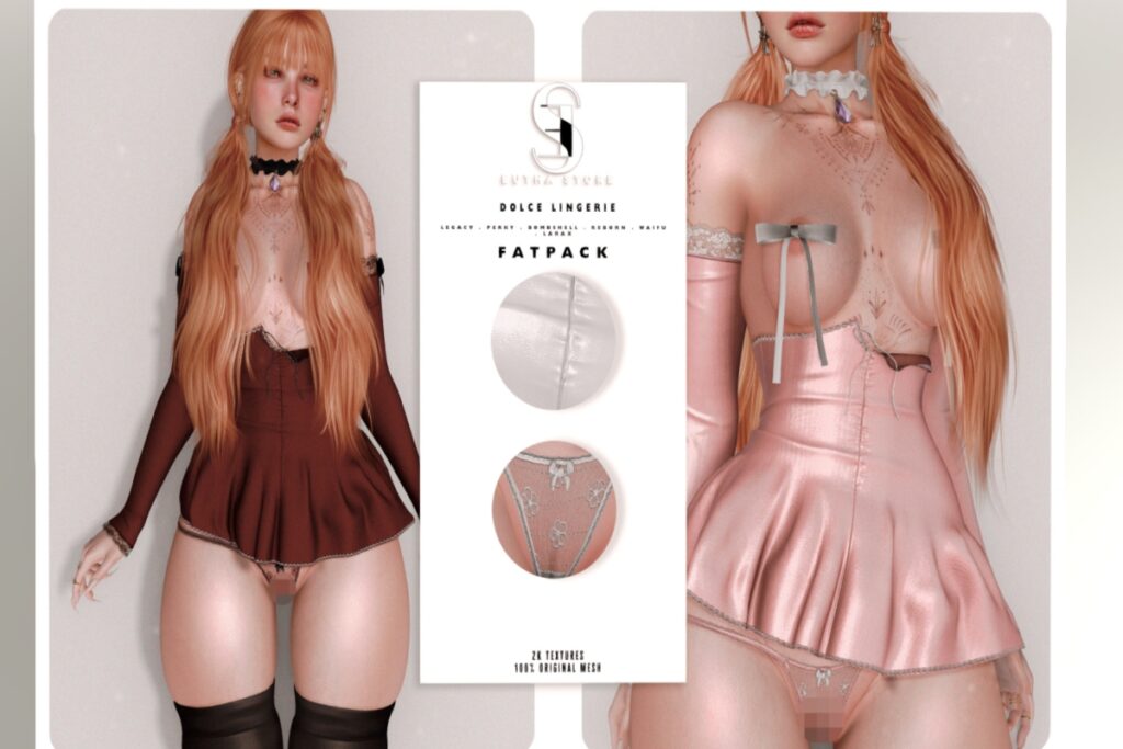 Dolce Lingerie Set - Legacy/Maitreya/Reborn/+mods, L$799