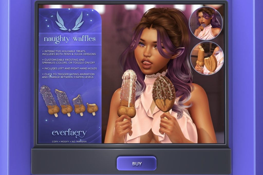 Naughty Waffles Holdable Accesory, L$350