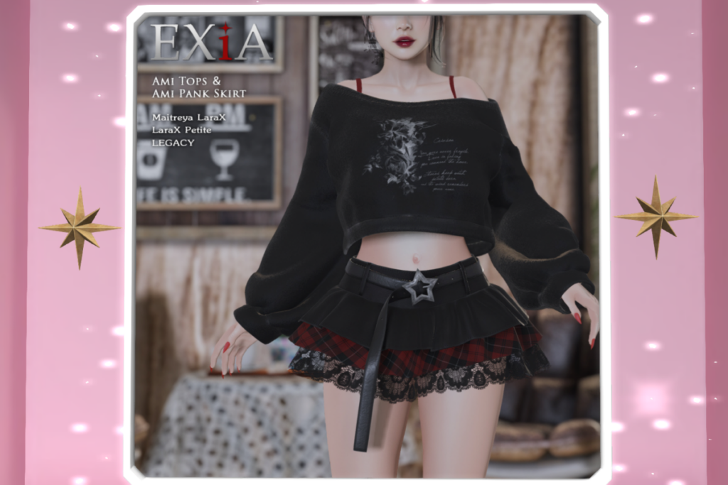 Ami Tops &amp; Pants Skirt - Legacy/MaitreyaX/+mods, L$199-L$299 each