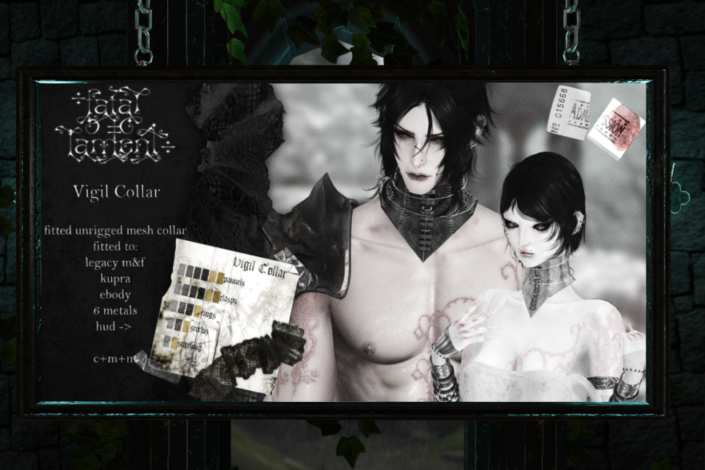 Vigil Collar - Inithium/Legacy F+M/Reborn, L$400