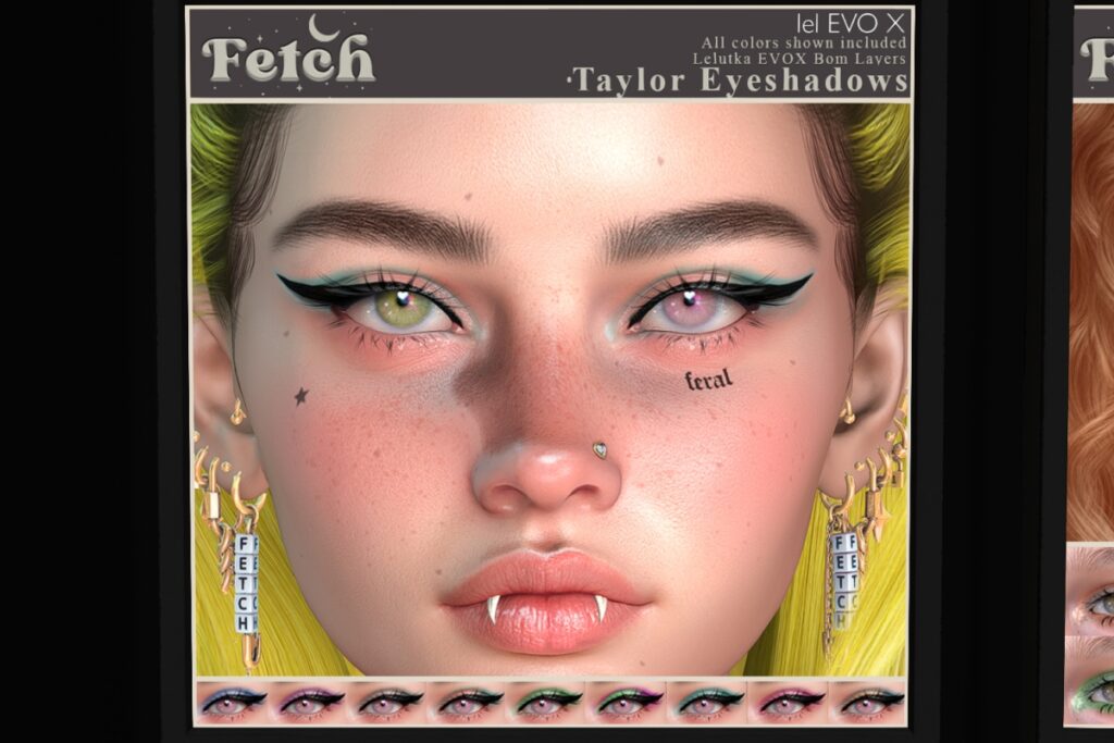 Taylor Eyeshadows - EvoX, L$199