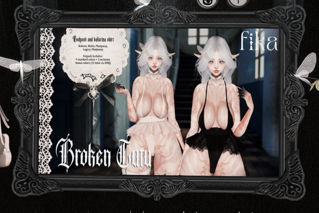 Broken Tutu - Legacy/Reborn/+mods, L$349 each/L$900 FP