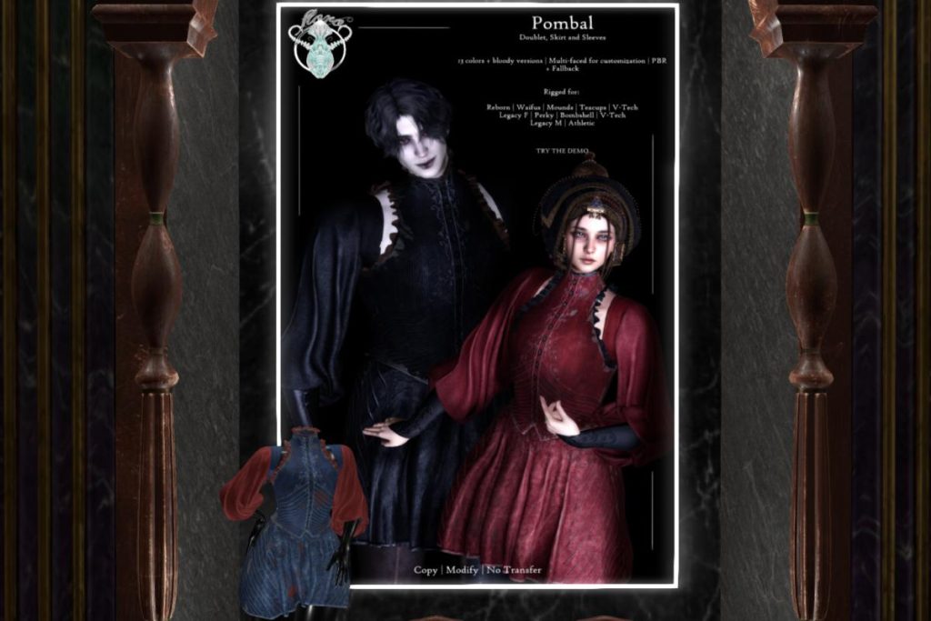 Pombal Set - Legacy M+F/Reborn/+mods, L$1199