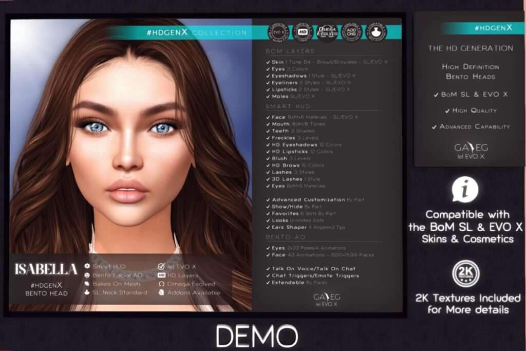 Isabella - EvoX, L$2400