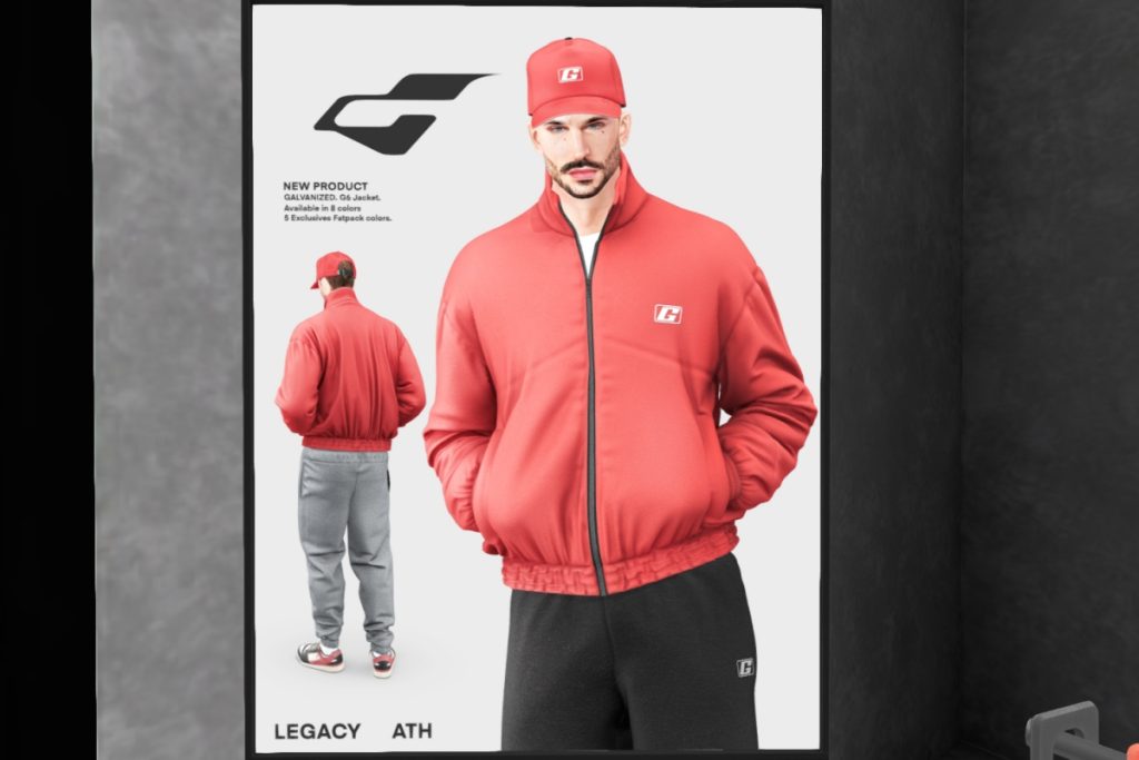 G6 Jacket - Legacy/+mods, L$299 each/L$1299 FP