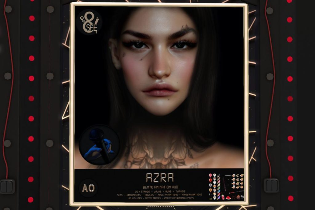 Azra Bento Animation HUD, L$2500