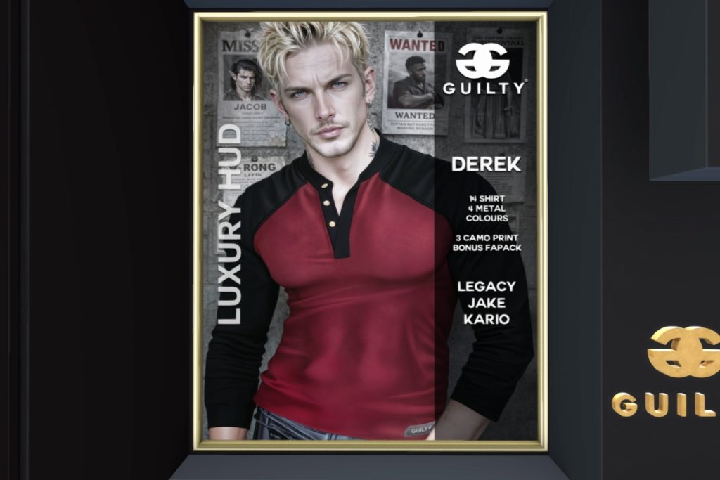 Dereck - Jake/Kario/Legacy, L$249 each/L$1099 FP