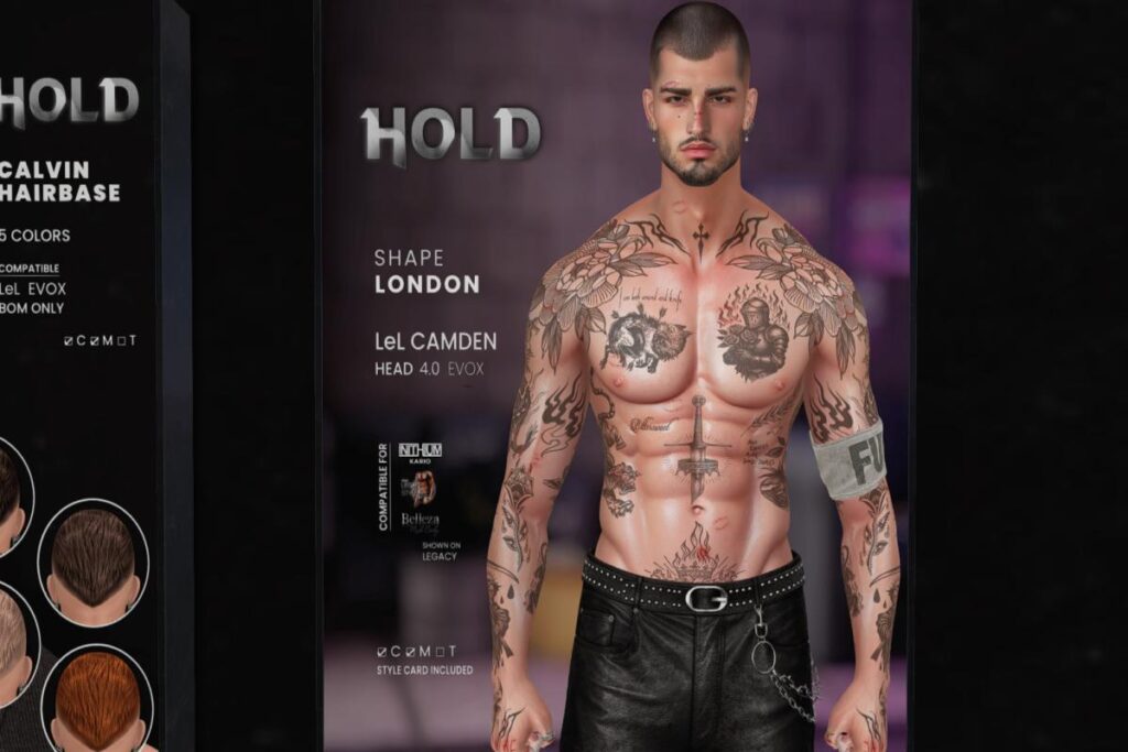 London Shape - Lelutka Camden/Jake/Kario/Legacy, L$300