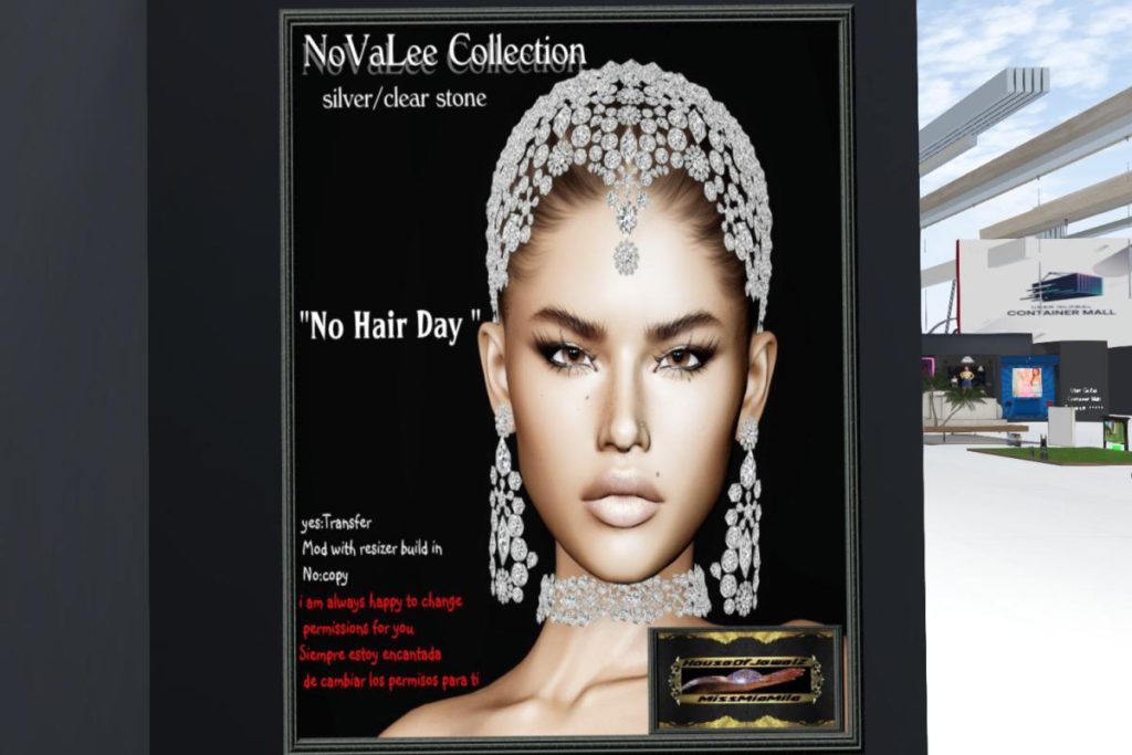 Novalee Collection Head Dress, Chocker and Earrings, L$252