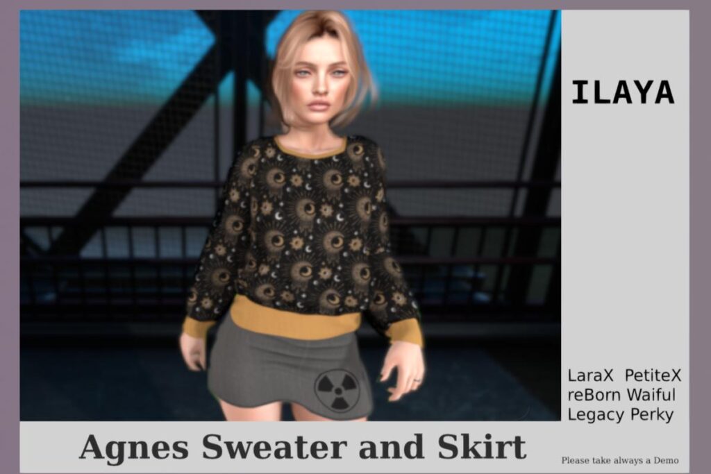 Agnes Sweater &amp; Skirt - Legacy/MaitreyaX/Reborn/+mods, L$210 each/L$899 each FP