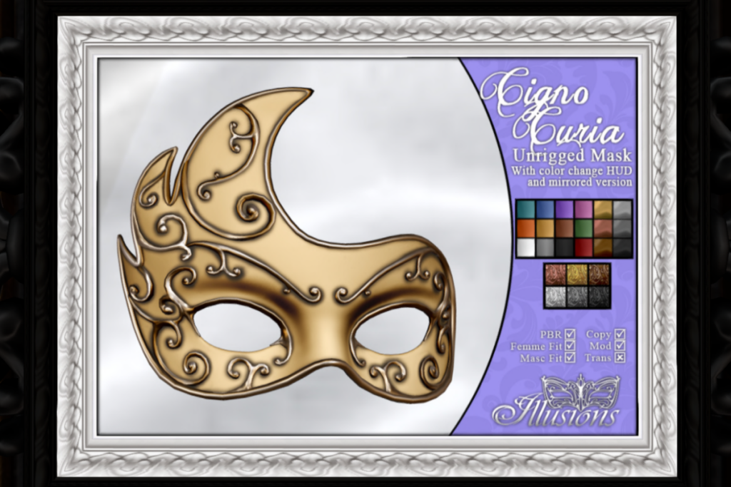 Cigno Curia Mask, L$325