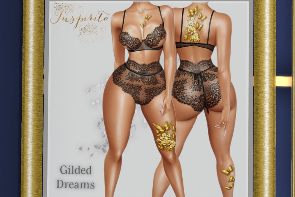 Gilded Dreams Tattoo Gold &amp; Pastel, L$250 each