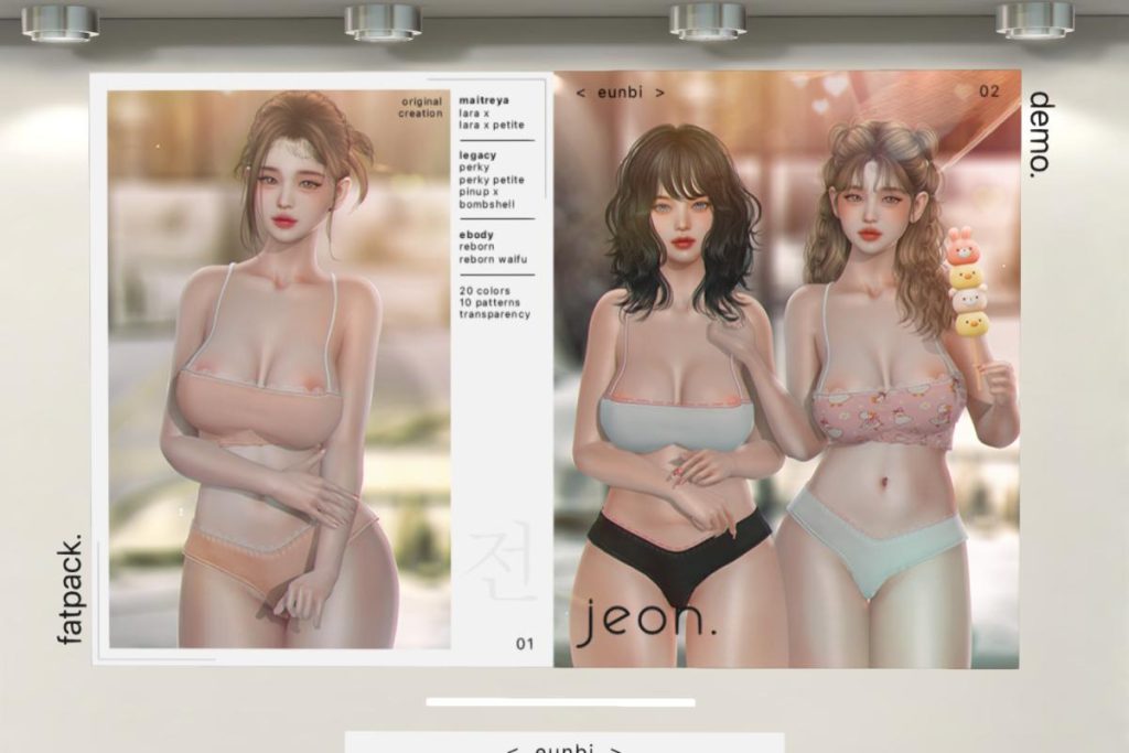 Eunbi Set - Legacy/MaitreyaX/Reborn/+mods, L$349 each/L$1399 FP