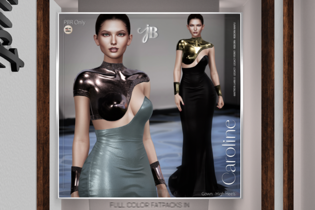 Caroline Gown - Legacy/Maitreya/Reborn/+mods, L$600 each/L$2400 FP