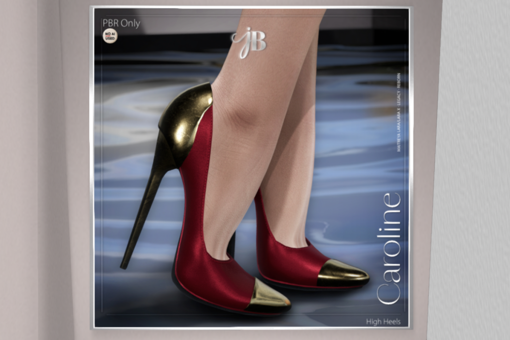 Caroline High Heels - Legacy/Maitreya/Reborn/+mods, L$450 each/L$900 FP