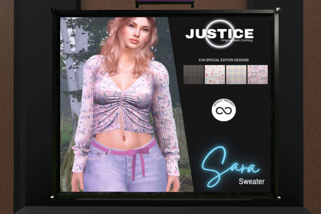 Sara Sweater - Legacy/Maitreya/Reborn/+mods	<a href="http://maps.secondlife.com/secondlife/UNDERGROUND/127/83/24" target="_blank">Teleport</a>