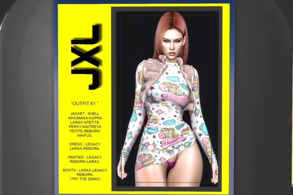 Outfit 61 - Inithium/Legacy/Maitreya/Nhumana/Reborn/+mods, L$150-L$189 each/L$898-L$899 each FP