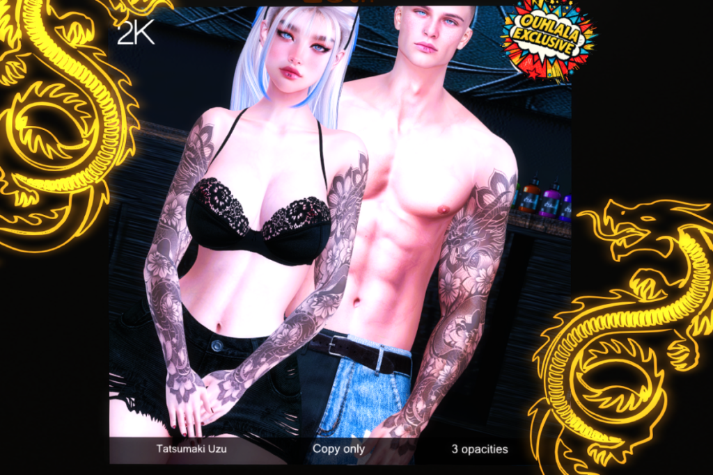 Tatsumaki Uzu Tattoo - BOM, L$188