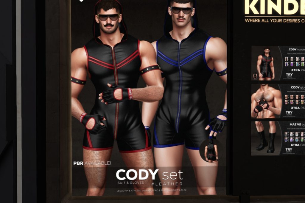 Cody Set - GianniX/Kario Fit+Flex/Legacy/+mods, L$216-L$234 each/L$1557-L$1818 each FP