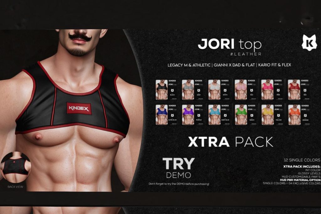 Jori Top - Gianni/Kario/Legacy/+mods, L$225 each/L$1748 FP