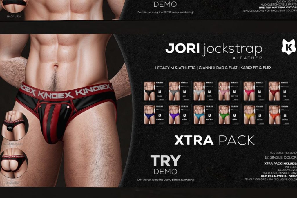 Jori Jockstrap - Gianni/Kario/Legacy/+mods, L$252 each/L$1959 FP