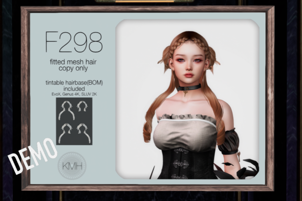 F298 Hair - EvoX/Genus/SLUV, L$325 each/L$550 FP