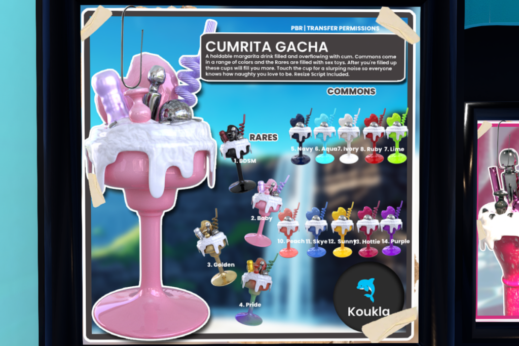 Cumrita Holdable, L$69 per play
