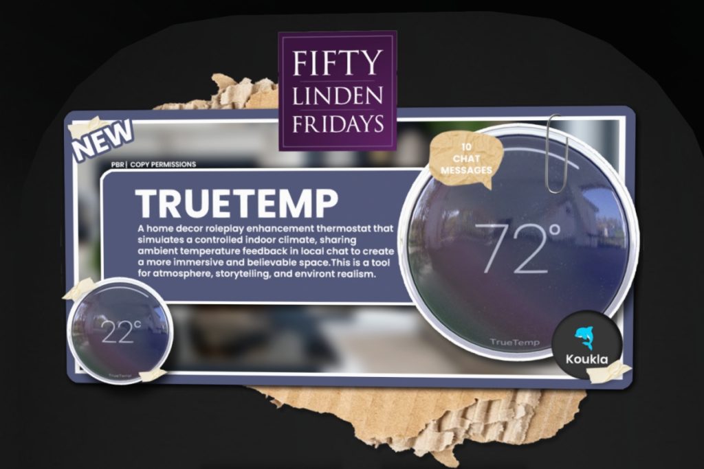 Truetemp	<a href="http://maps.secondlife.com/secondlife/Arae/47/151/22" target="_blank">Teleport</a>