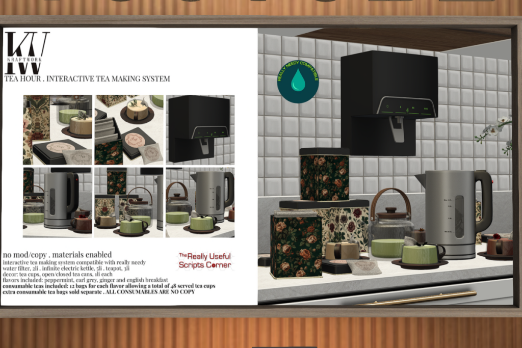 Interactive Tea Making Set, L$630-L$699