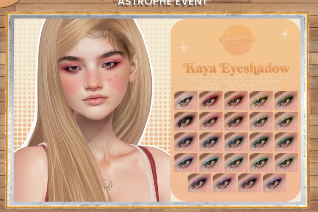 Kaya Eyeshadow - EvoX, L$275