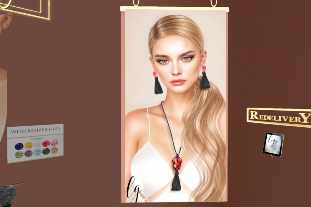 Dana Tassel Earrings &amp; Necklace, L$299 each